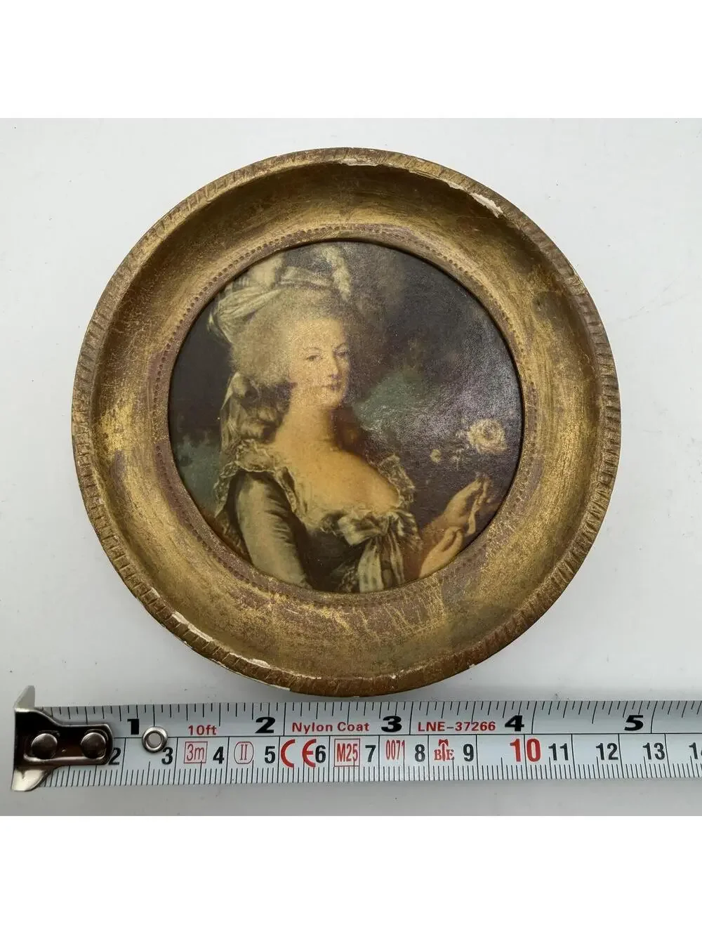 Vintage Paolina Borghese Round Portrait Frames Set 4 Gold Wall‎ Decor